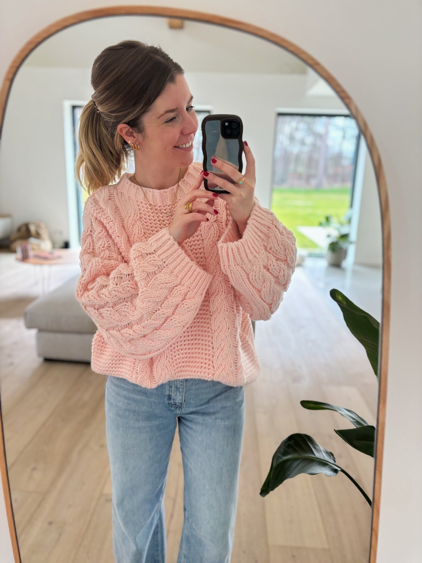 Berta pull pink