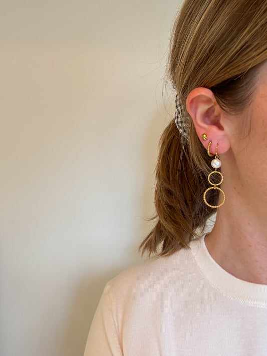 Pearl earrings