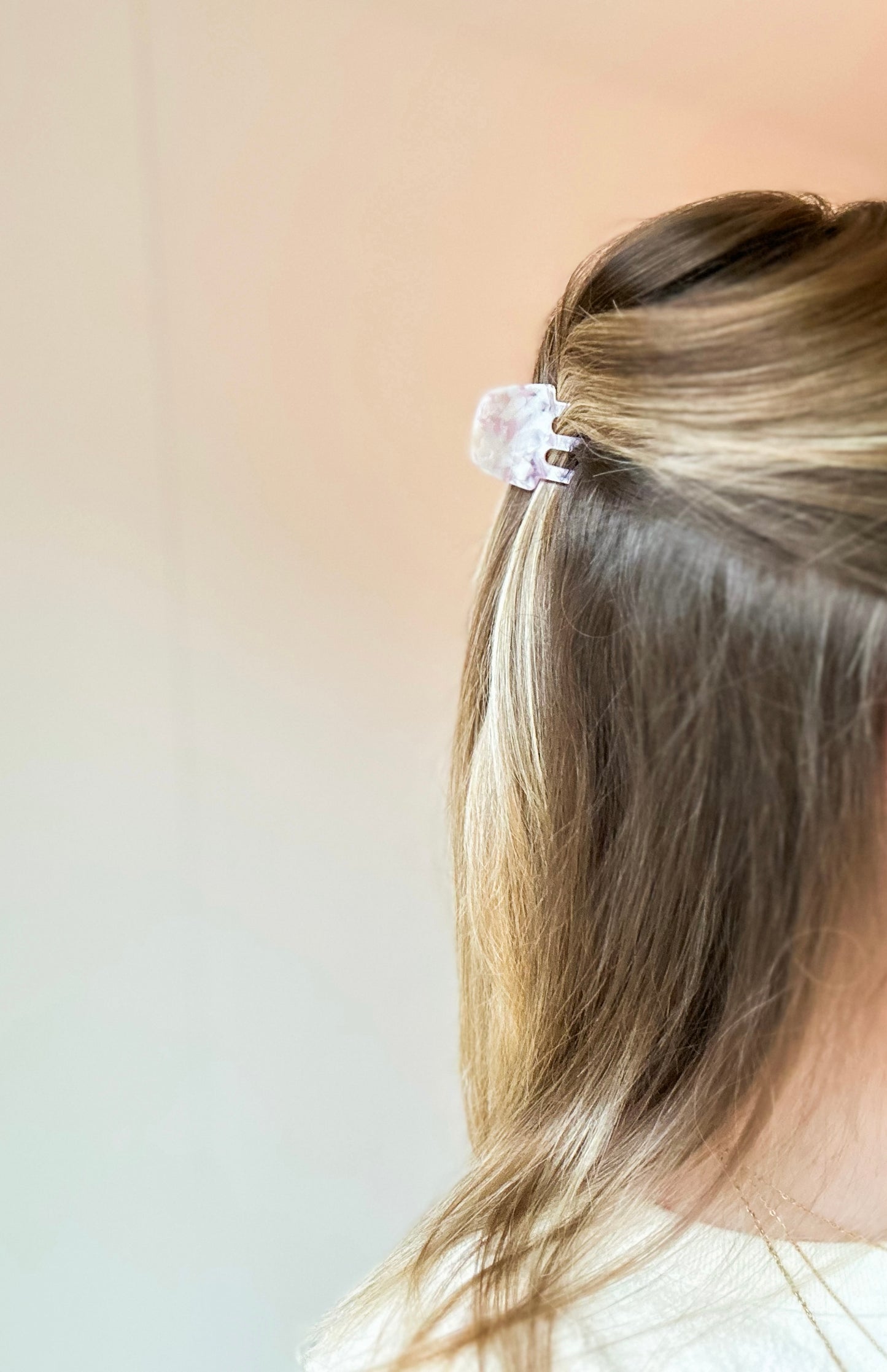 Violet hairclip