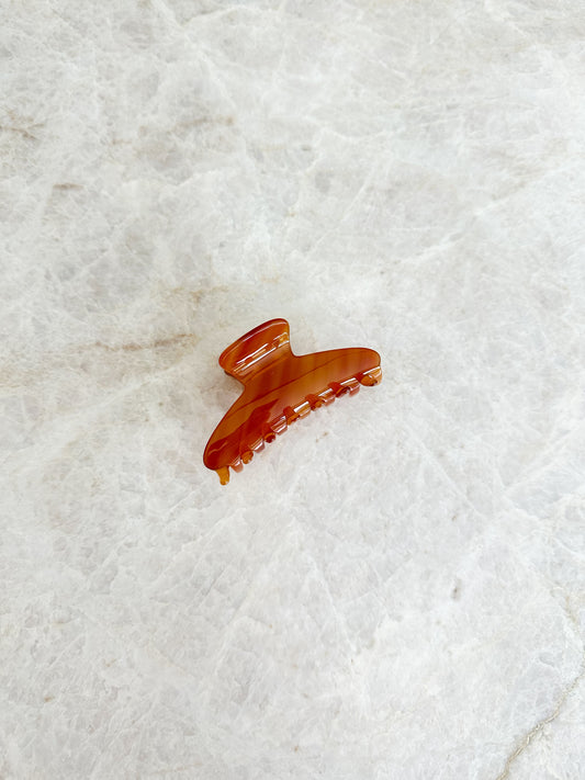 Longtime lover hairclip - brown