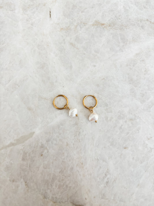Pearl hoops