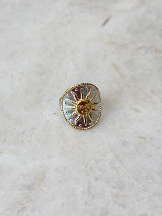 Sunshine ring - gold/silver