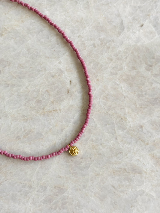 Coco necklace - pink