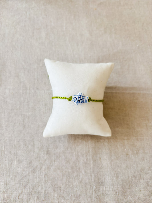 Vis armband - groen