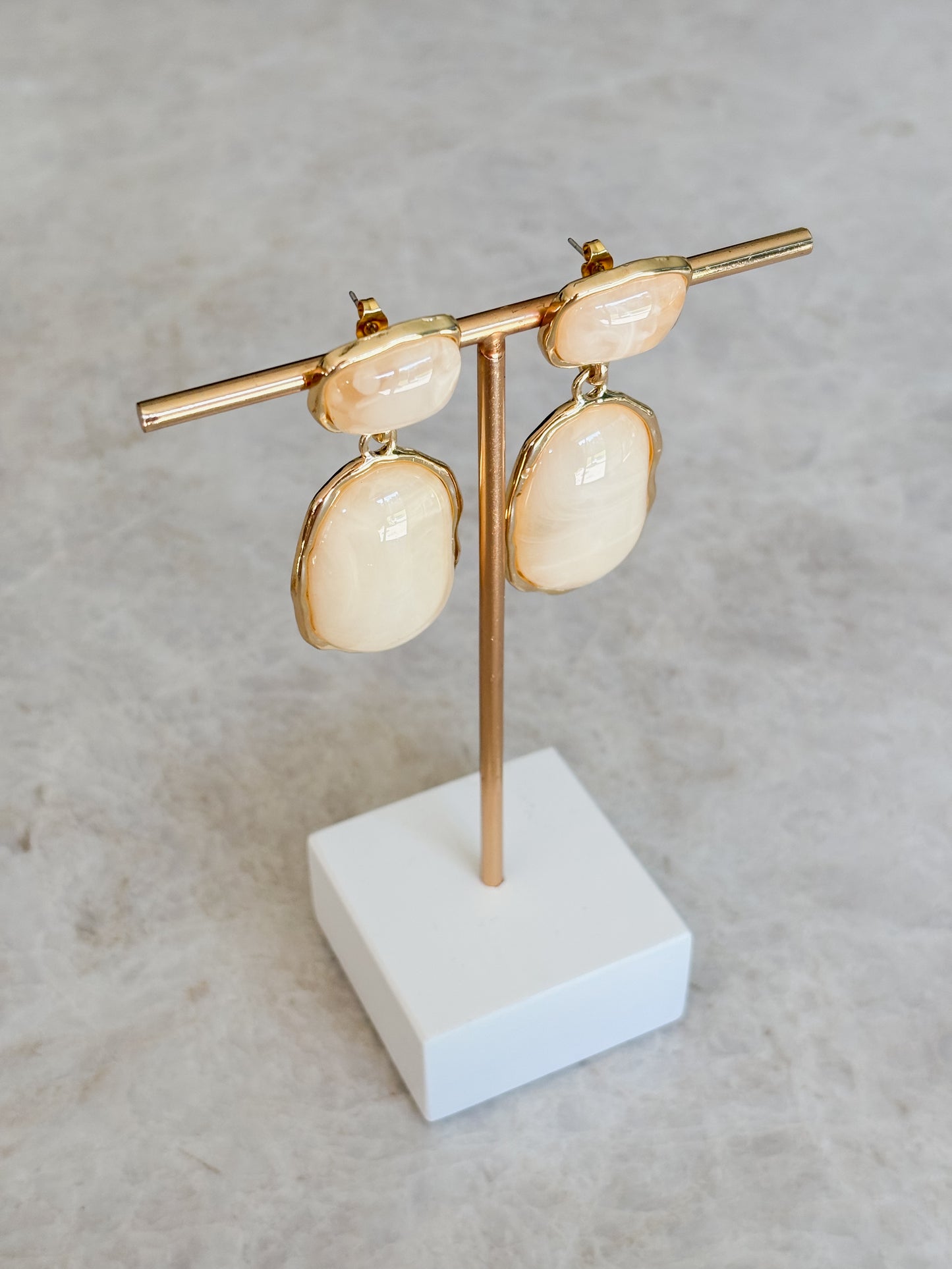 Earrings - off-white