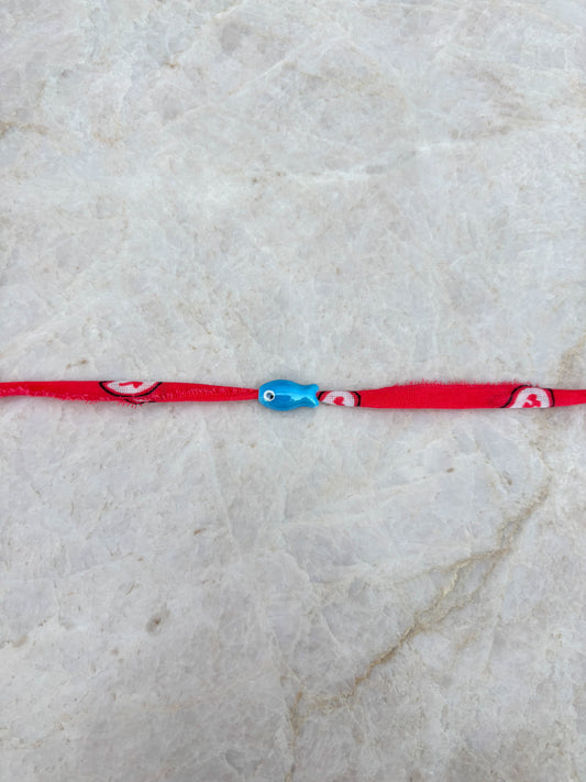 Vis armband - blauw