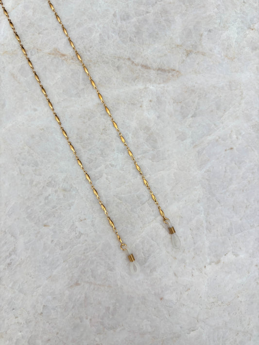 Brillenketting - goud 2