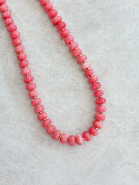 Liva necklace - coral