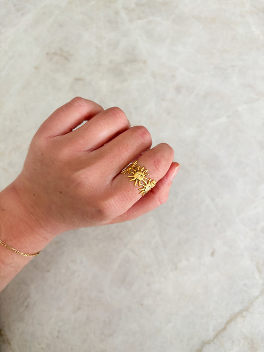Sunflower ring