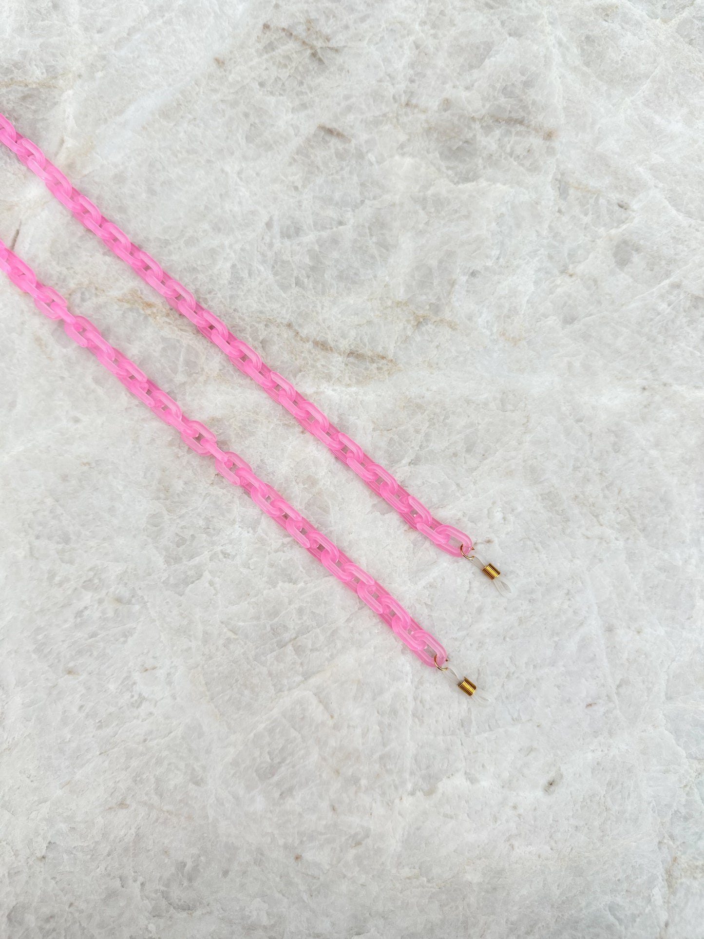 Brillenketting - roze