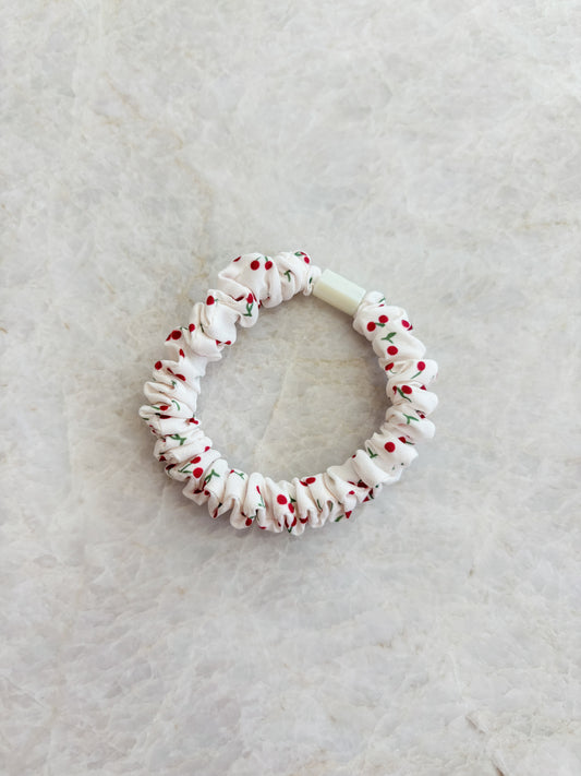 Cherry scrunchie