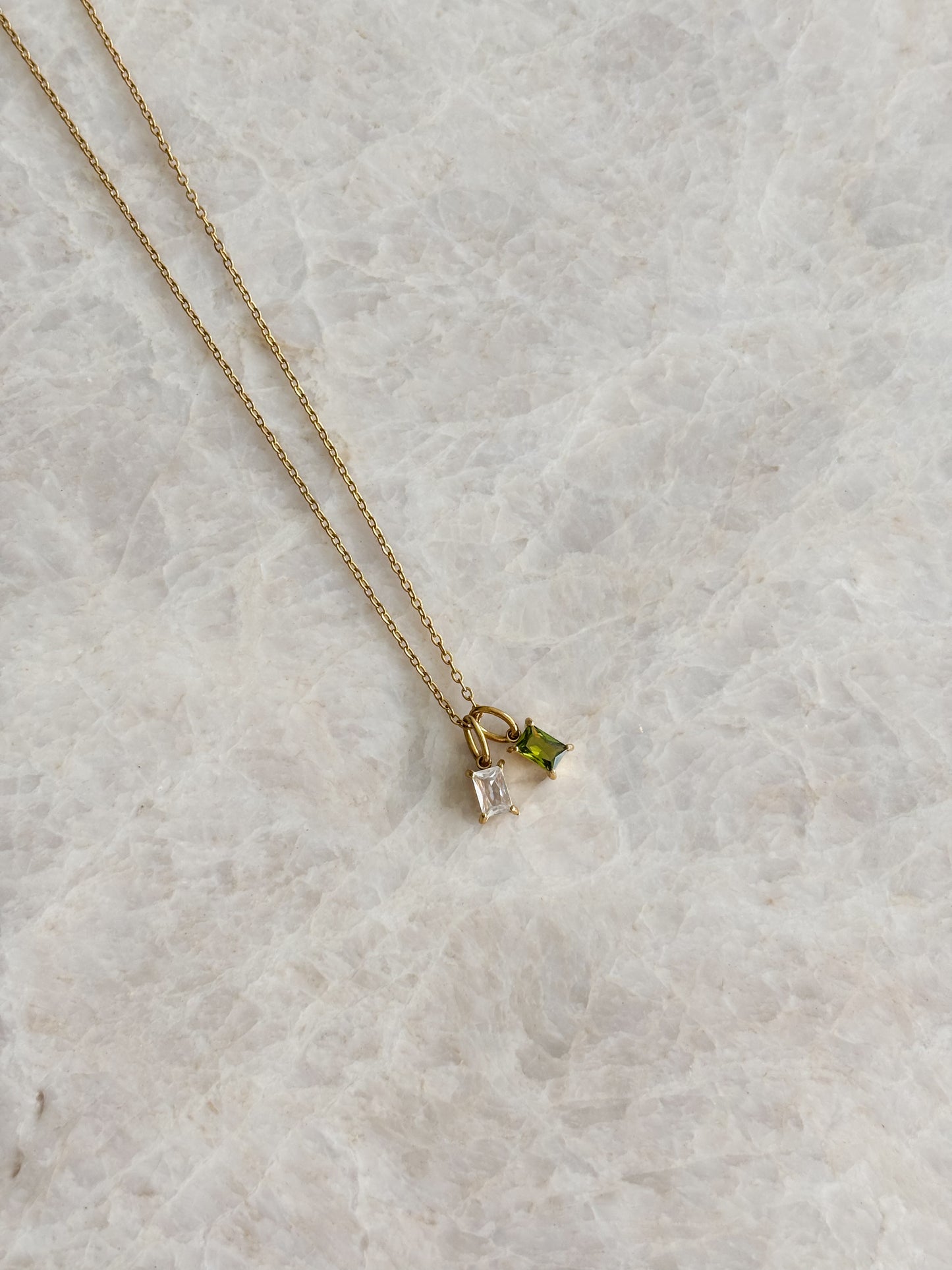 Birthstone necklace