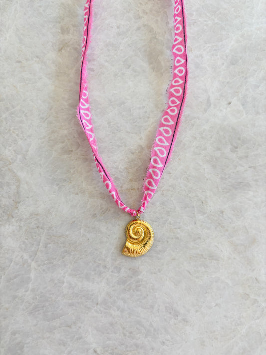 Bandana halsketting - roze