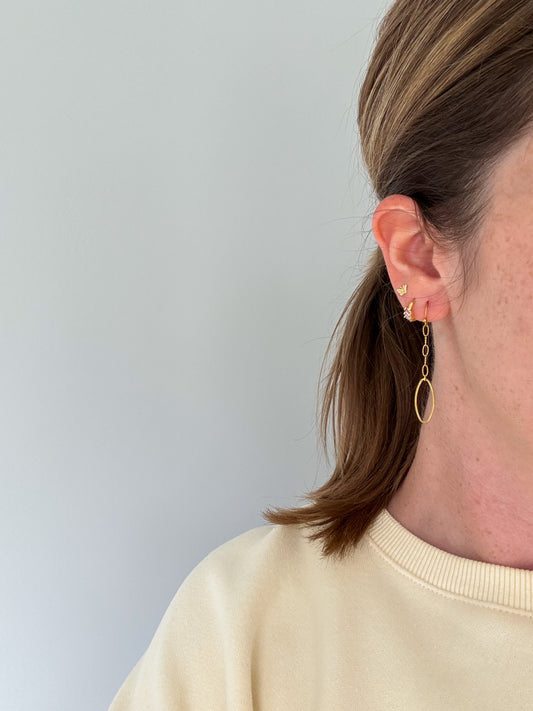 Chain earrings