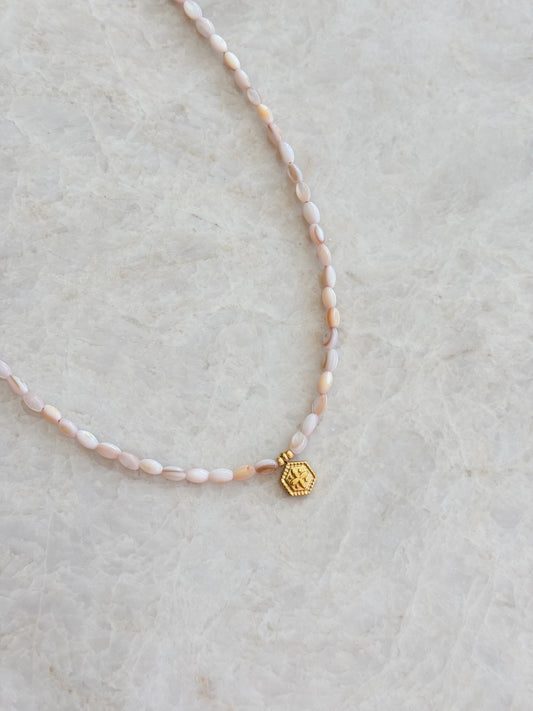 Charm shell necklace