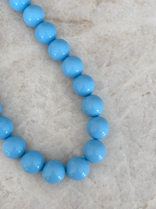Lolo necklace large - blue
