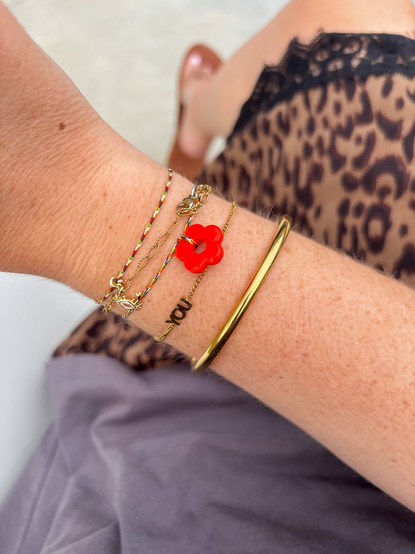 Flower bracelet