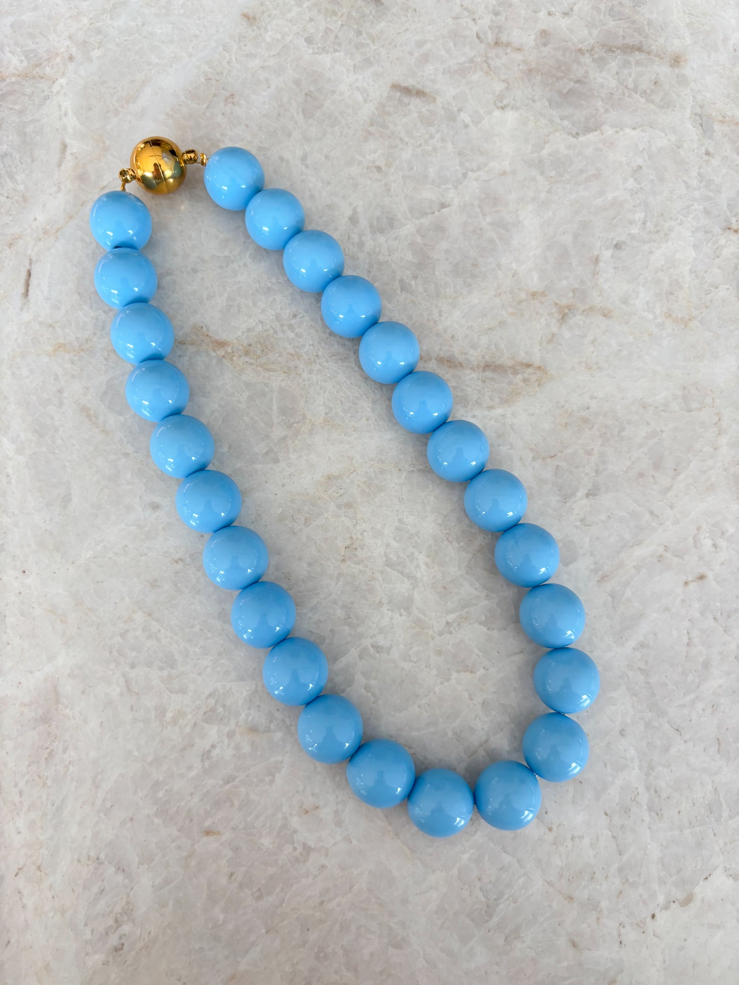 Lolo necklace large - blue