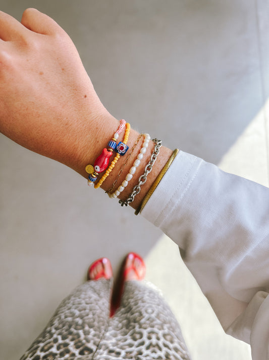 Chunky bracelet - silver