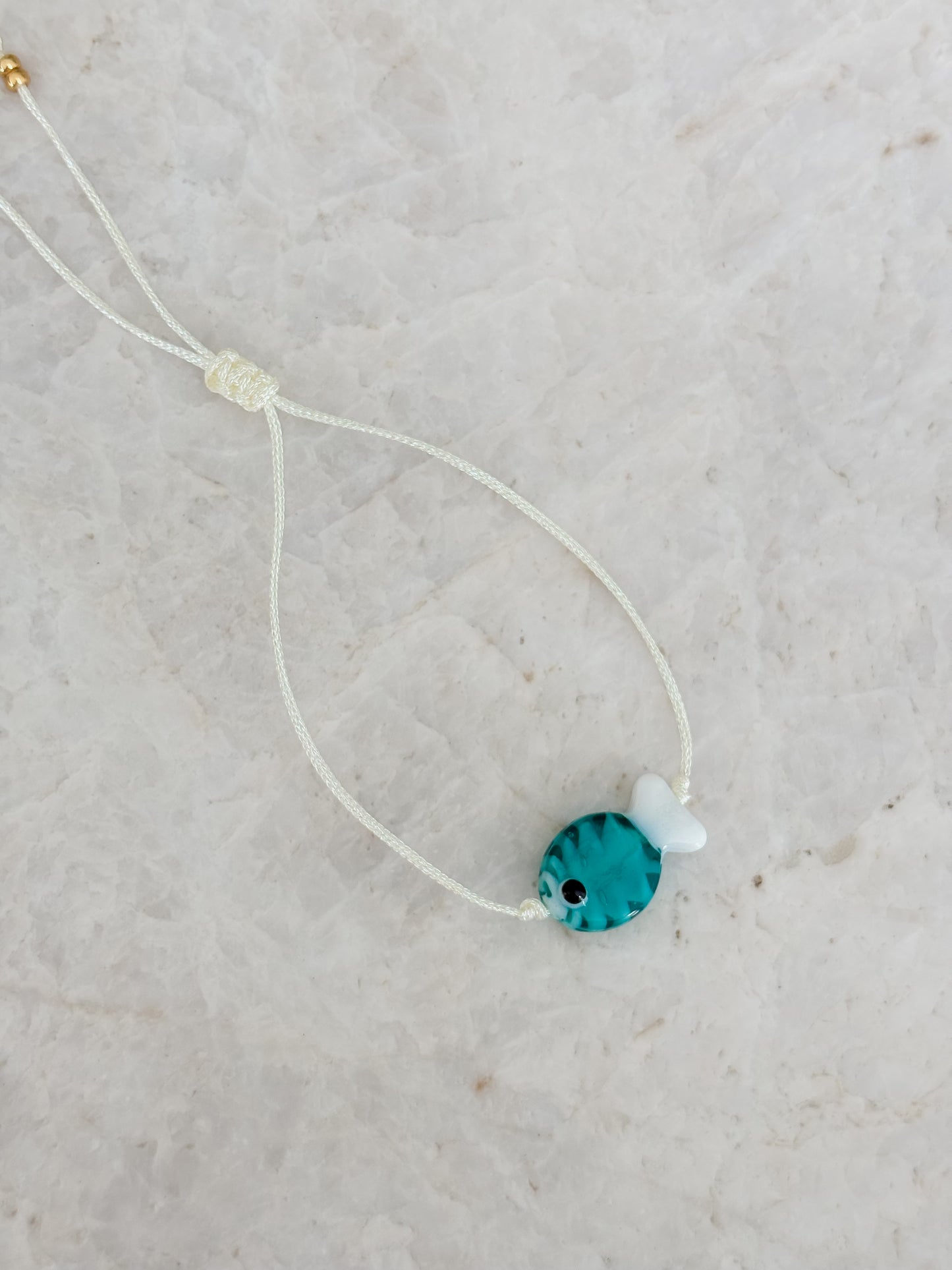 Fish bracelet - blue