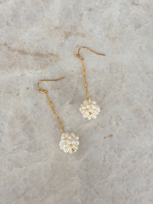 Pearl earrings