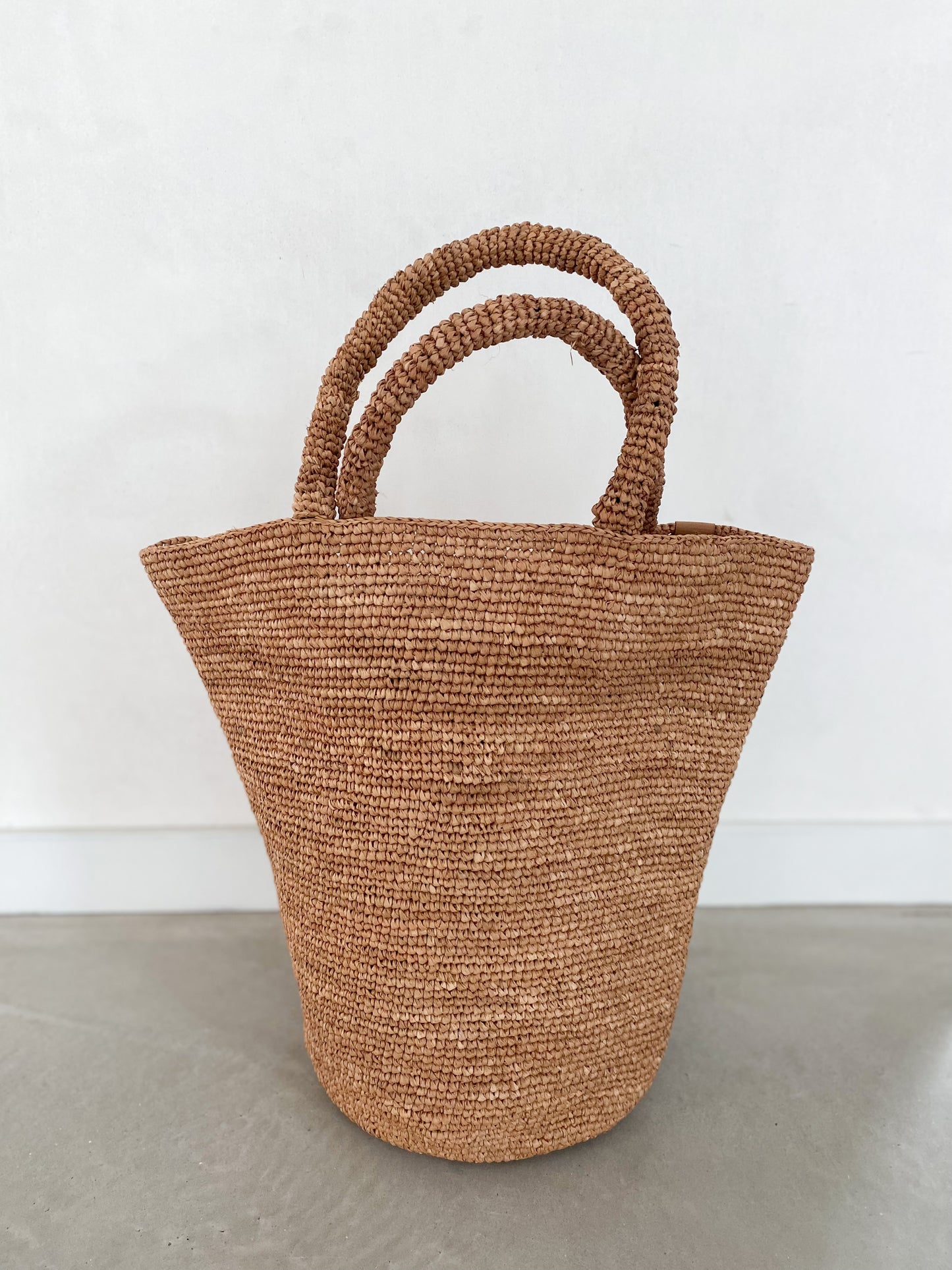 Raffia handbag